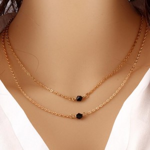 Women Necklaces Professional Jewelry Choker Multilayer Irregular Pendant Chain Statement Necklace